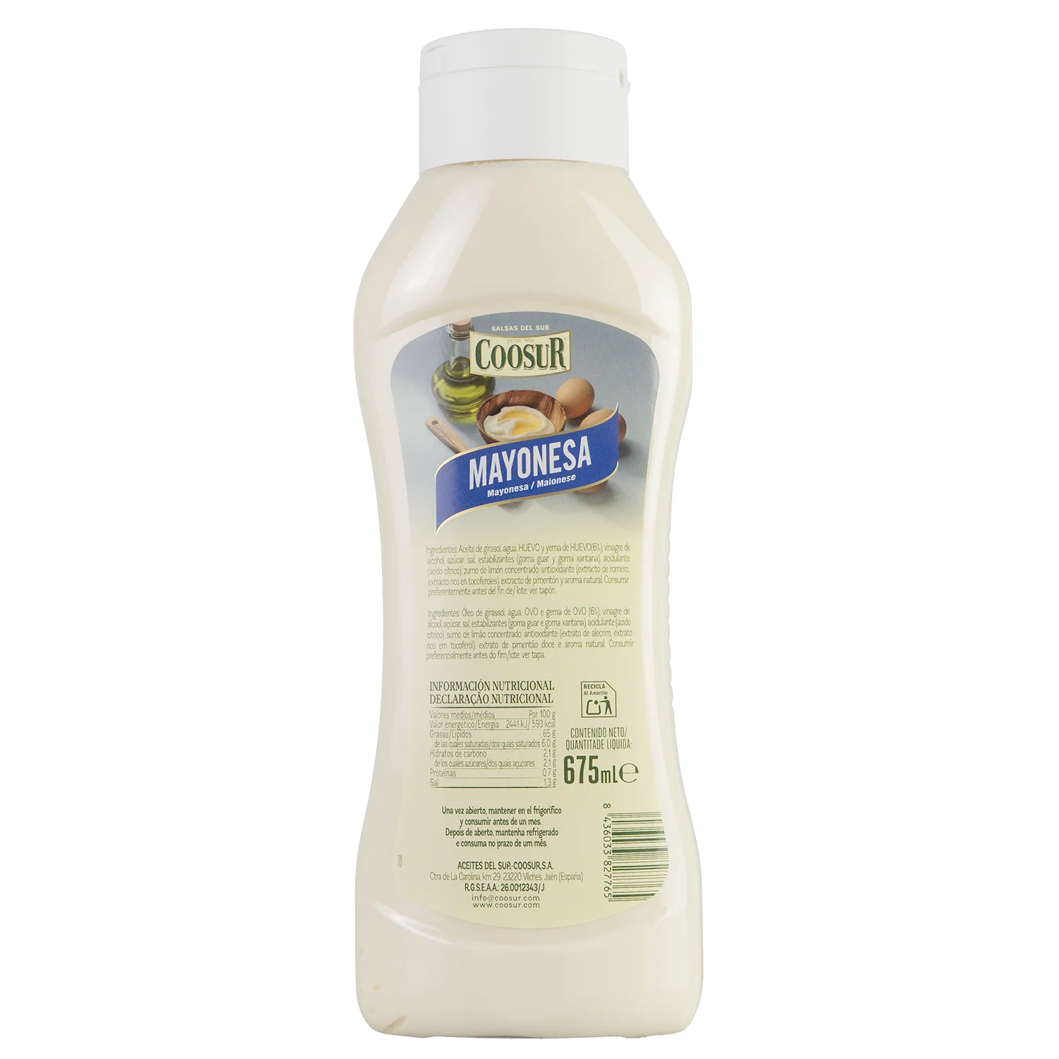 Mayonesa Coosur 675 ml - Image 2