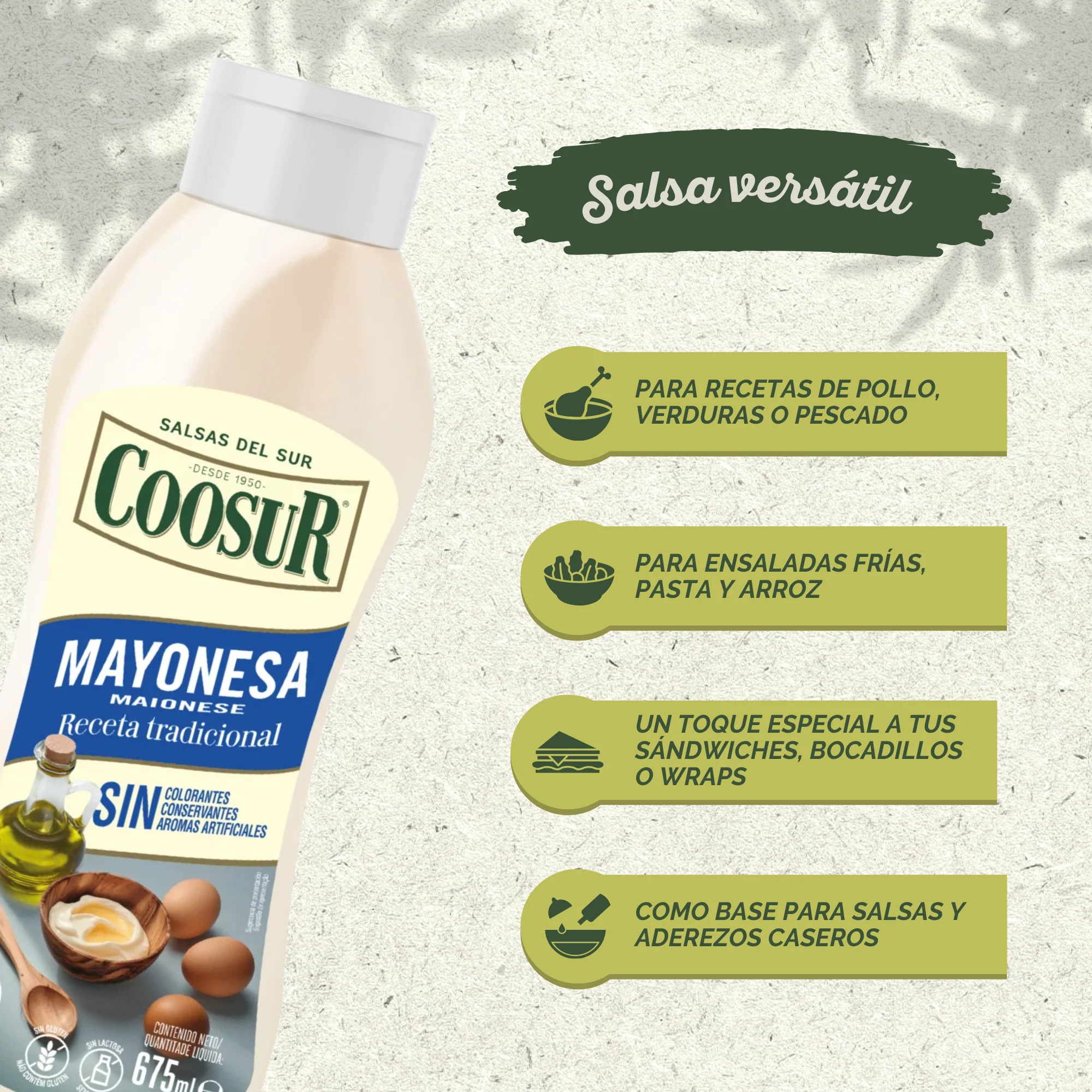 Mayonesa Coosur 675 ml - Image 4