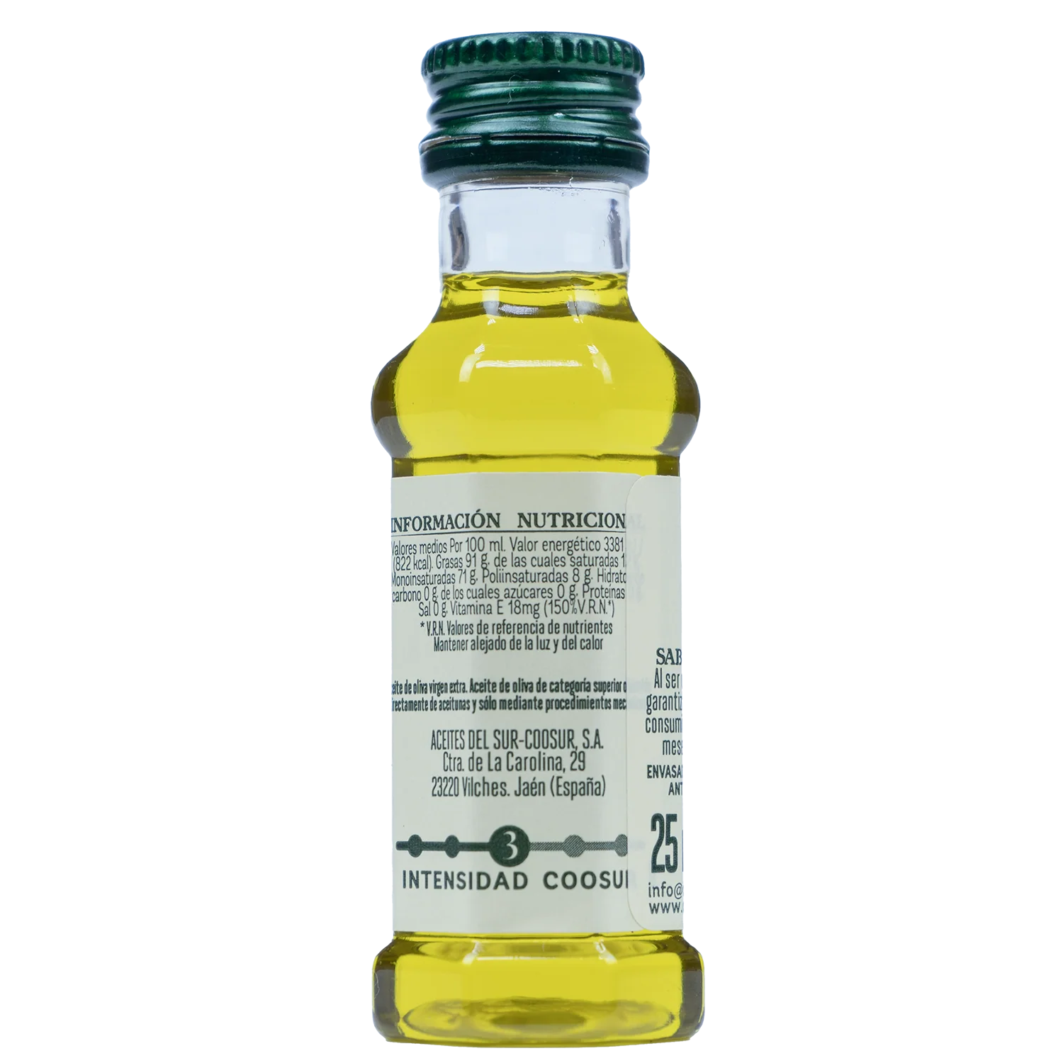 Caja de 300 uds miniaturas de aceite de oliva virgen extra 25 ml - Image 3